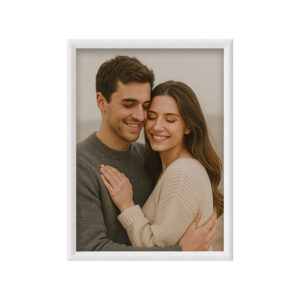 10x15 cm nuotrauka rėmelyje (Baltas)